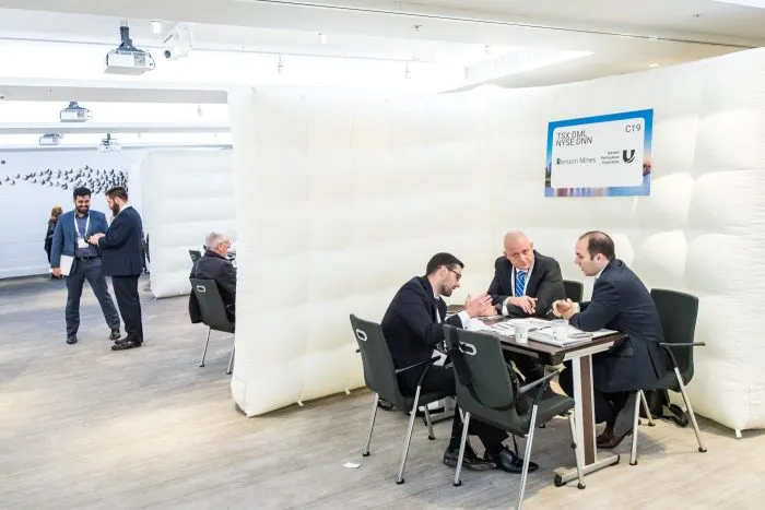 Meeting Pods at 121 Mining Investment Conference